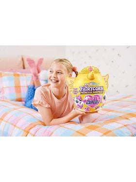 ZURU Rainbocorns Fairycorn Princess Surprise، دمية ناعمة قابلة للجمع بطول 11 بوصة، بيضة مفاجأة، أجنحة جنية قابلة للارتداء، أميرة سحرية، للأعمار 3+ للبنات، الأطفال