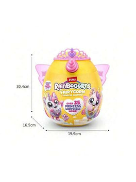 ZURU Rainbocorns Fairycorn Princess Surprise، دمية ناعمة قابلة للجمع بطول 11 بوصة، بيضة مفاجأة، أجنحة جنية قابلة للارتداء، أميرة سحرية، للأعمار 3+ للبنات، الأطفال