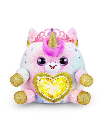 ZURU Rainbocorns Fairycorn Princess Surprise، دمية ناعمة قابلة للجمع بطول 11 بوصة، بيضة مفاجأة، أجنحة جنية قابلة للارتداء، أميرة سحرية، للأعمار 3+ للبنات، الأطفال