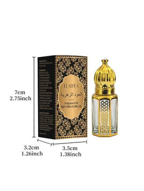 زيت عطر فانيليا وعود عربي شرقي 10مل، خالي من الكحول، عطر طويل الأمد، مناسب لمختلف المناسبات، هدية مثالية