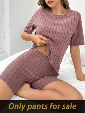 SHEIN شورتات نسائية داخلية منقوشة بنمط مُحبب بنسيج مناسب البنية