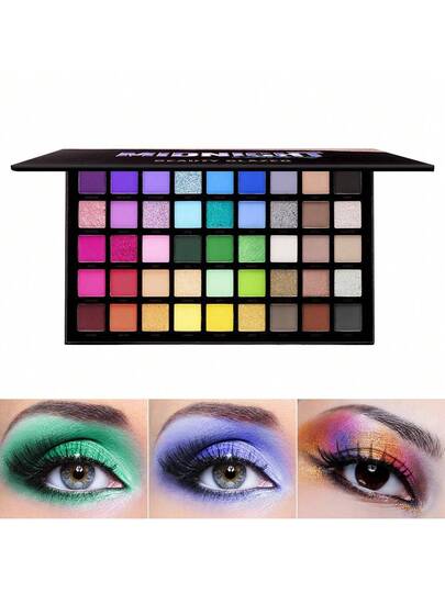 beauty glazed 45 لوحة ظلال عيون مطفية ولؤلؤية: درجات لونية أرضية، مناسبة لمكياج المسرح، مكياج الأطفال، مكياج الأزياء، مكياج هالوين وعيد الميلاد