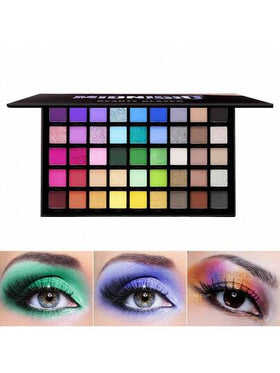 beauty glazed 45 لوحة ظلال عيون مطفية ولؤلؤية: درجات لونية أرضية، مناسبة لمكياج المسرح، مكياج الأطفال، مكياج الأزياء، مكياج هالوين وعيد الميلاد