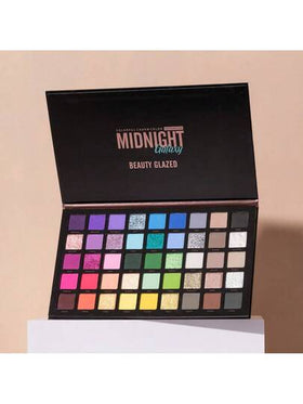 beauty glazed 45 لوحة ظلال عيون مطفية ولؤلؤية: درجات لونية أرضية، مناسبة لمكياج المسرح، مكياج الأطفال، مكياج الأزياء، مكياج هالوين وعيد الميلاد