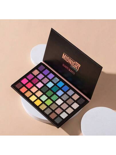 beauty glazed 45 لوحة ظلال عيون مطفية ولؤلؤية: درجات لونية أرضية، مناسبة لمكياج المسرح، مكياج الأطفال، مكياج الأزياء، مكياج هالوين وعيد الميلاد