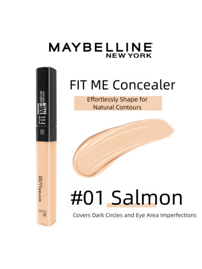 Maybelline ميبيلين نيويورك كونسيلر فيت مي، يضيء الهالات السوداء، إبراز طبيعي للتظليل والتحديد