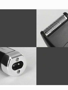 Kemei ماكينة كهربائية 4 في 1 من ماركة كيمي KM-6630 لتنظيف الأنف والأذن للرجال، مجموعة تنظيف وتشذيب، قابلة للشحن عبر USB، لتشذيب اللحية والشعر الجانبي، مجموعة العناية بالوجه للرجال، ماكينة حلاقة وإزالة الشعر، مجموعة ماكينة حلاقة محمولة، ماكينة تشذيب الشعر