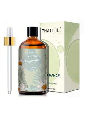 زيت عطري فاخر PHATOIL بحجم 100 مل/3.38 أونصة سائلة - رائحة دائمة للمبخرات العطرية والمرطبات وصناعة الشموع، خالي من الكحول (سيتم إرسال الموديلات الجديدة والقديمة بشكل عشوائي)