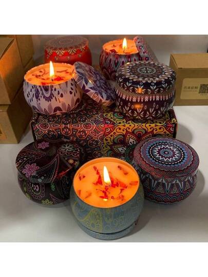 4 قطع مجموعة هدايا شموع معطرة، شموع في أوعية شمع الصويا، شموع العلاج بالروائح، تخلق جوًا رومانسيًا، مثالية للأعراس والعطلات أو هدايا الشكر، ديكور مثالي للمنزل والغرفة، عطر المنزل، ديكور الزفاف، الهدايا في رمضان