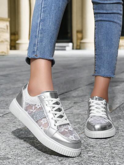 أحذية رياضية كاجوال للنساء، أحذية رياضية خارجية مريحة وقابلة للتنفس ومانعة للانزلاق، أحذية التزلج