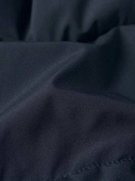 Manfinity Homme معطف مبطن بسحاب مبطن بالحرارة بقبعة رجالي فضفاض