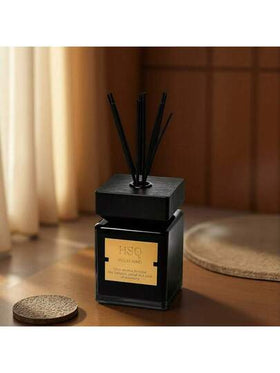 1 طقم موزع قصبي 500مل / 1 طقم عطور أرومثيرابي 200مل، عطر زيوت أساسية بدون لهب من الدرجة الفندقية، قصبات من الخيزران، رائحة دائمة