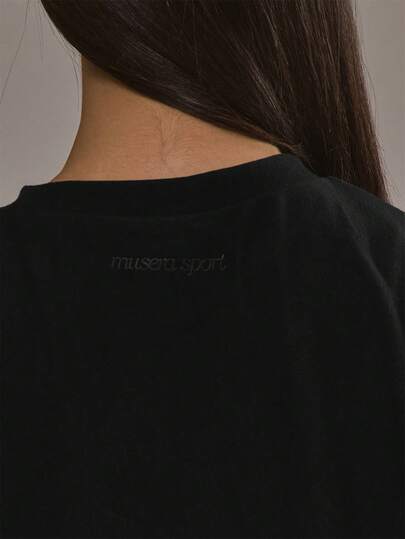 Musera Sport قميص تي شيرت من الفليس اللين والكبير الحجم للرياضة والتمارين الشتوية في النادي الرياضي
