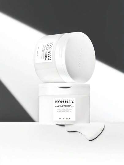 SKIN1004 60 قطعة من وسادات القطن المشبعة بجوهر زهرة اللوتس الثلجية من مدغشقر وحمض الهيالورونيك، العناية الكورية بالبشرة، تحتوي على زهرة اللوتس الثلجية من مدغشقر وحمض الهيالورونيك