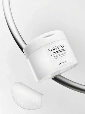 SKIN1004 60 قطعة من وسادات القطن المشبعة بجوهر زهرة اللوتس الثلجية من مدغشقر وحمض الهيالورونيك، العناية الكورية بالبشرة، تحتوي على زهرة اللوتس الثلجية من مدغشقر وحمض الهيالورونيك
