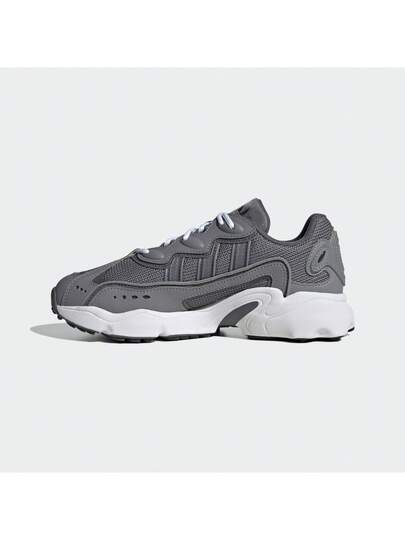Adidas أحذية رياضية كاجوال كلاسيكية رجعية متنفسة للجنسين، موديل IG3036 بنعل سميك وأربطة، أحذية رياضية عصرية للربيع والصيف