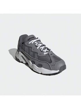 Adidas أحذية رياضية كاجوال كلاسيكية رجعية متنفسة للجنسين، موديل IG3036 بنعل سميك وأربطة، أحذية رياضية عصرية للربيع والصيف