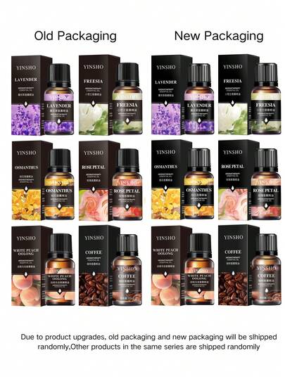 1 قطعة زجاجة تقطير 10مل بزيت أساسي عطري، 100% طبيعي خالص، تحتوي على 16 رائحة مختلفة، مناسبة لأجهزة البخار والمرطبات والتدليك، رائحة دائمة الاستمرار