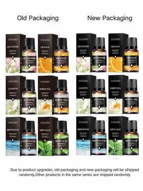 1 قطعة زجاجة تقطير 10مل بزيت أساسي عطري، 100% طبيعي خالص، تحتوي على 16 رائحة مختلفة، مناسبة لأجهزة البخار والمرطبات والتدليك، رائحة دائمة الاستمرار