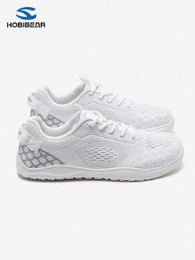 HOBIBEAR زوج من أحذية رياضية خارجية يناسب الجنسين، ذات نعل مطاطي خفيف وناعم مانع للانزلاق ومقاوم للماء وبتصميم واسع مريح، مناسبة لجميع الفصول