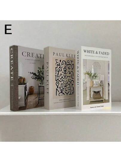 3 قطع كتب زخرفية مزيفة بطراز قديم، كتب دمى لديكور رف الكتب، مقهى/فندق، التصوير الفوتوغرافي، الأفلام/الفيديو