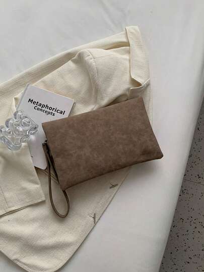 حقيبة يد نسائية متعددة الاستخدامات بتصميم بسيط للتنقل اليومي