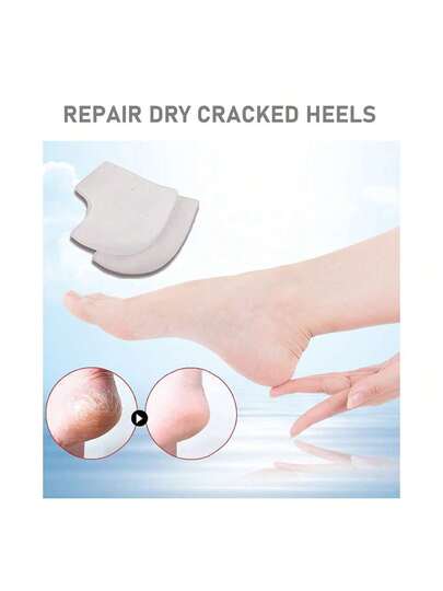 2 قطعة/4 قطع من وسادات الكعب الجيلاتينية السميكة القابلة للتنفس - وسادات كعب سيليكونية مريحة، مناسبة لالتهاب أوتار أخمص القدم والكعب - توفر دعم مرن للقدم للتنزه والسفر والاستخدام اليومي - تعزز الراحة والدعم اليومي للقدم. تصميم كعب إرجونومي، مواد قابلة...