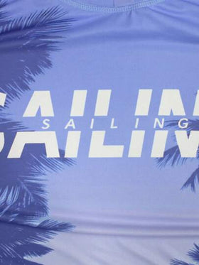Manfinity Swimmode بدلة السباحة الواقية من الطبقات الجلدية للرجال ذات الطباعة الاستوائية