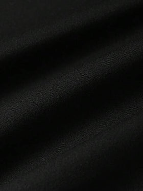 PAVTROS طقم تيشيرت وشورت كاجوال بألوان متباينة للرجال، صيفي، Y2K، مهرجان، فينتاج، ملابس شارع للأولاد، رأس السنة، تيشيرت بياقة طاقم مع شريط عاكس باللونين الأسود والأبيض مناسب للرجال
