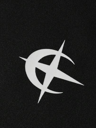 PAVTROS طقم تيشيرت وشورت كاجوال بألوان متباينة للرجال، صيفي، Y2K، مهرجان، فينتاج، ملابس شارع للأولاد، رأس السنة، تيشيرت بياقة طاقم مع شريط عاكس باللونين الأسود والأبيض مناسب للرجال