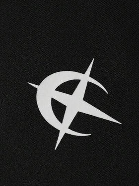 PAVTROS طقم تيشيرت وشورت كاجوال بألوان متباينة للرجال، صيفي، Y2K، مهرجان، فينتاج، ملابس شارع للأولاد، رأس السنة، تيشيرت بياقة طاقم مع شريط عاكس باللونين الأسود والأبيض مناسب للرجال