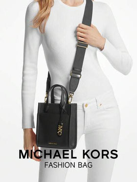 Michael Kors حقيبة ميريلا صغيرة كروس بودي للنساء مع حزام قابل للفصل