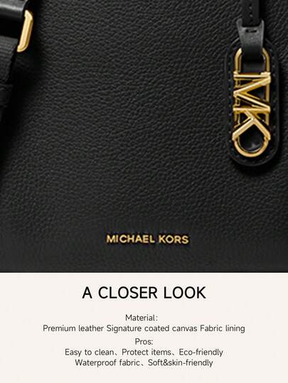 Michael Kors حقيبة ميريلا صغيرة كروس بودي للنساء مع حزام قابل للفصل