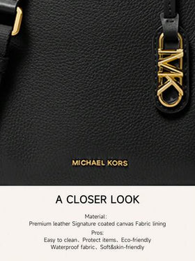 Michael Kors حقيبة ميريلا صغيرة كروس بودي للنساء مع حزام قابل للفصل
