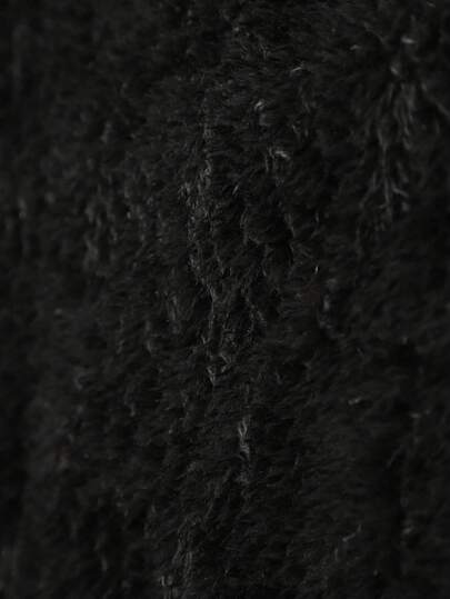 Manfinity Homme معطف شتوي للرجال بسحاب أمامي وجيوب، من قماش فليس ذو لون أحادي، مناسب للاستخدام اليومي والخارجي، بأكمام طويلة، مبطن بطبقة حرارية