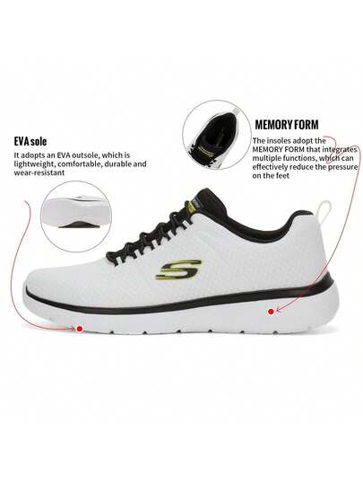 Skechers أحذية رياضية كاجوال للرجال، أحذية رياضية خفيفة وراحة للاستخدام اليومي والسفر، 8790258-WBK