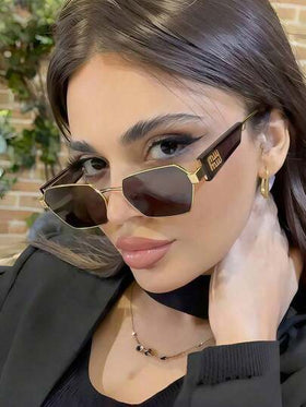 نظارة أنيقة متعددة الأوجه للنساء، إكسسوار للخروجات