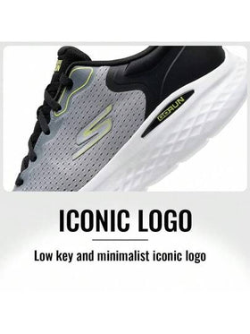 Skechers أحذية الجري الخفيفة للرجال GO RUN LITE، أحذية تدريب منخفضة القمة للتنقل اليومي والارتداء اليومي والسفر الخارجي، 220898-GYBK