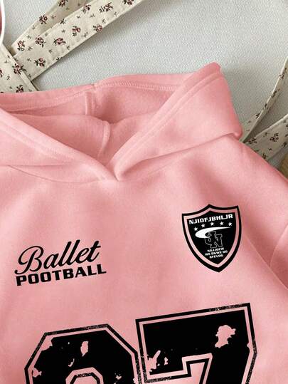 بلوزة دافئة للفتاة الصغيرة مزينة بالفيونكة والأرقام