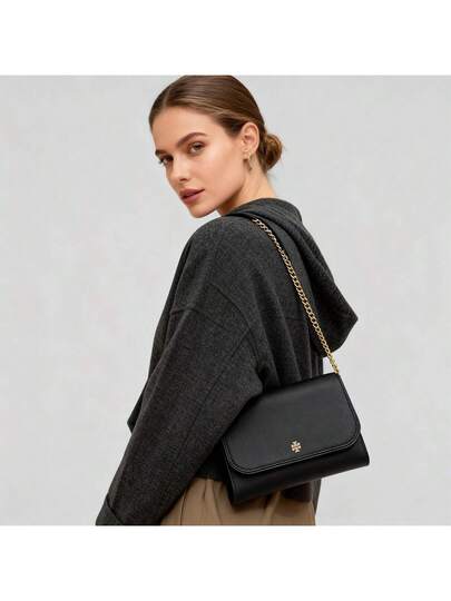Tory Burch حقيبة كروس بودي سلسلة كلاسيكية من توري بورش 136093