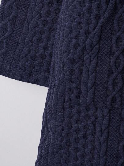 SHEIN Clasi معطف شتوي مريح مبطن حراريًا مع جيوب وسحاب للنساء
