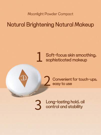 Charlotte Tilbury 0.8 جرام بودرة ناعمة مشرقة - ضوء القمر الأبيض، حجم صغير