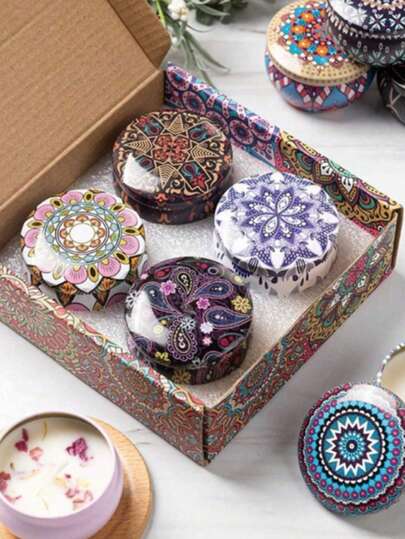 شموع معطرة، شموع صغيرة، أواني شموع شمع الصويا المصنوعة يدويًا، أواني وشموع شمع الصويا في أواني شموع مصنوعة يدويًا، هدايا مثالية للعائلة والأصدقاء، علب شموع معطرة، مناسبة لحفلات عيد الميلاد وعيد الحب أو عيد الأم، مجموعات هدايا العطور، ديكورات عيد الميلاد،
