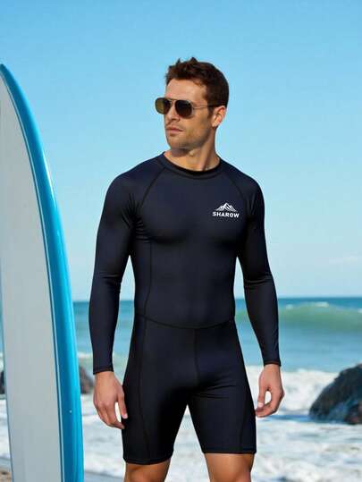 Surfspeed جمبسوت سباحة كاجوال مطبوعة للرجال للعطلات الشاطئية