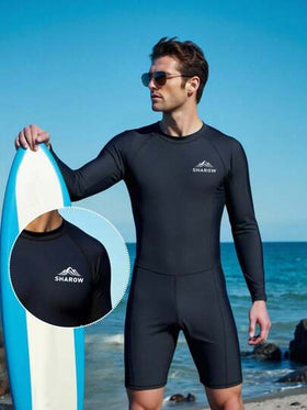 Surfspeed جمبسوت سباحة كاجوال مطبوعة للرجال للعطلات الشاطئية