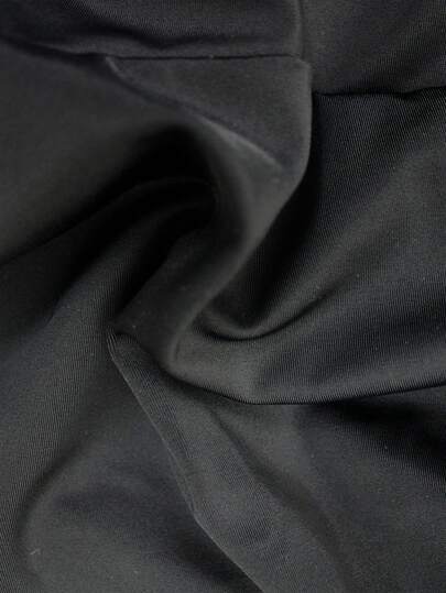 Manfinity Swimmode سروال سباحة للرجال بخصر قابل للسحب مع طباعة نقاط وتصميم لاصق