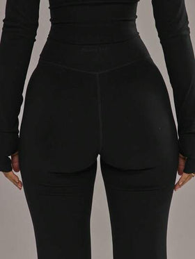 Musera Sport سروال رياضي بتصميم متقاطع للجزء السفلي فقط، ملابس رياضية شتوية للتنس والتمارين الرياضية والجيم، مصنوع من خليط معدني