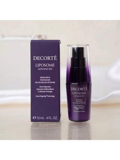 DECORTÉ 12مل/0.4 أونصة جوهر إصلاح متقدم بالليبوزوم - جوهر إصلاح أساسي يومي