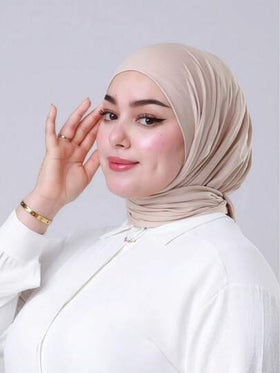 قطعة واحدة من الحجاب المثلث الفوري، وشاح رأس متكامل للربط. لف سريع، مانع للانزلاق. بدون غطاء داخلي، بدون . مناسب للارتداء اليومي والصلاة والخروج