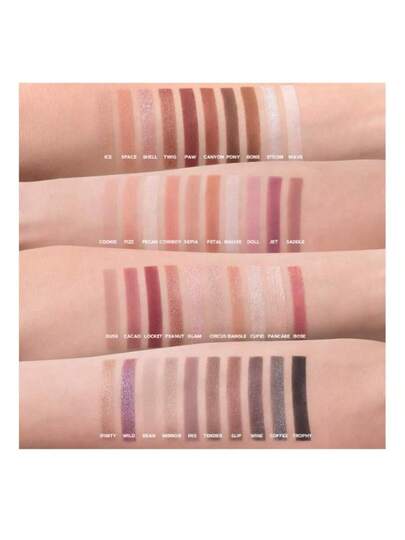 beauty glazed لوحة ظلال العيون اللؤلؤية الدخانية 40 لون، ملمس مطفي ولامع، شديدة الصبغة، صيغة قابلة للمزج بسهولة، تخلق تباين بعمق، مكياج طبيعي يومي، مناسب للمبتدئين